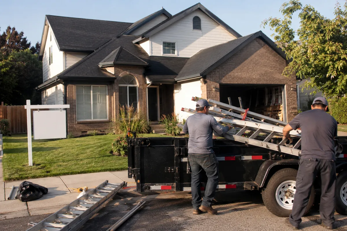 Roof Replacement Before Selling Your Home underway on a property in Boise, ID